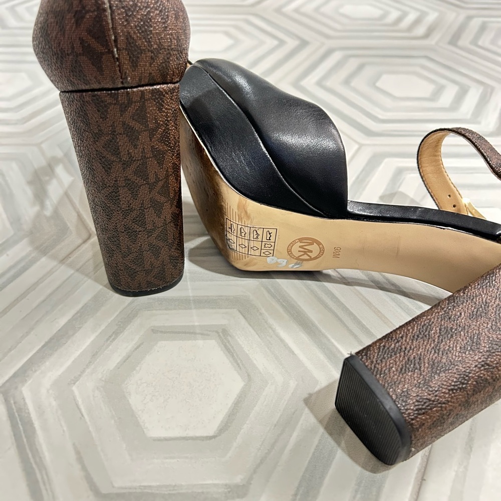 Michael Kors Brown Patterned Block Heels - image 2